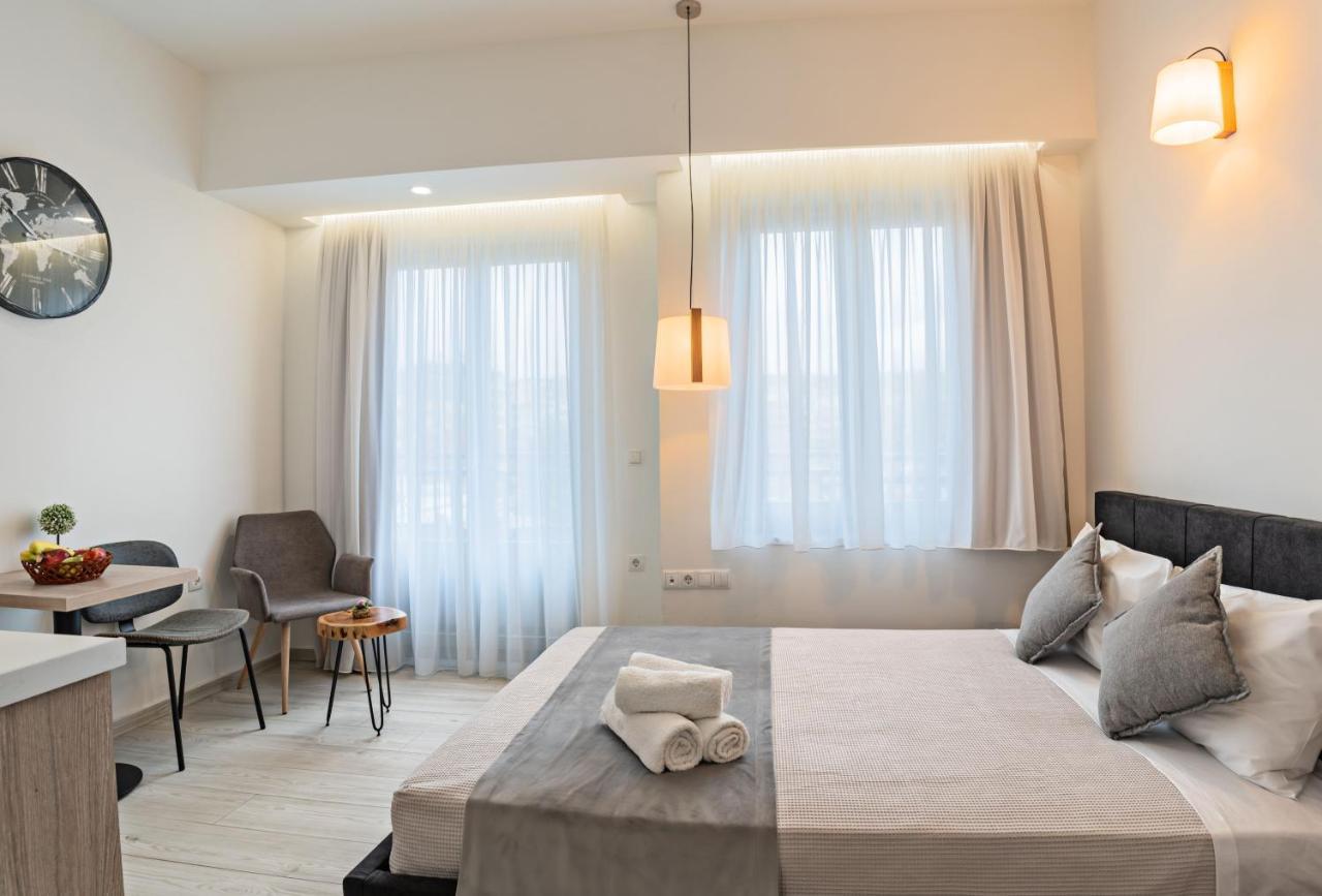 White & Gray Apartment Rethymno  Luaran gambar